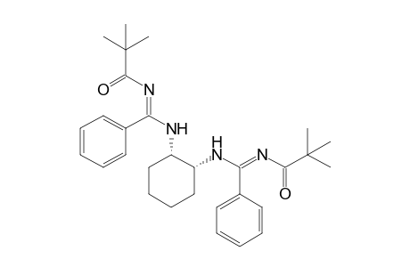 N-{[(1R,2S)-2-{[(2,2-Dimethylpropionylimino)phenylmethyl]amino}-cyclohexylamino]phenylmethylidene}-2,2-dimethylpropionamide