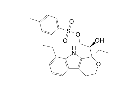 (1S,1'R)-1,8-Diethyl-1-(1'-hydroxy-2'-tosyloxy)ethyl-1,3,4,9-tetrahydropyrano[3,4-b]indole