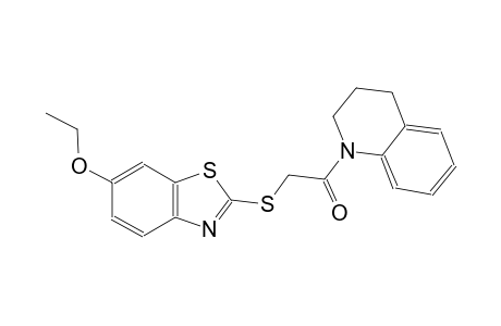 1-{[(6-ethoxy-1,3-benzothiazol-2-yl)sulfanyl]acetyl}-1,2,3,4-tetrahydroquinoline