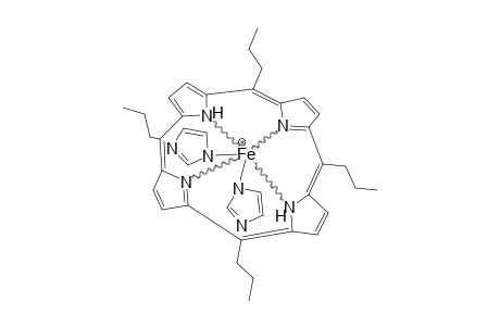 BIS-(IMIDAZOLE)-(MESO-TETRAPROPYLPORFIRINATO)-IRON-(III);FE(T(N)TRP)(HIM)2