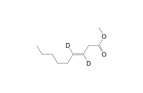3-Nonenoic-3,4-D2 acid, methyl ester