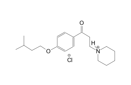 1-{3-[4-(isopentyloxy)phenyl]-3-oxopropyl}piperidinium chloride