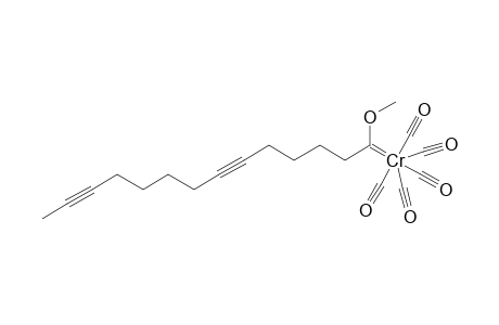 Trideca-5,11-diyn-1-yl (pentacarbonylmethoxycarbene)chromium complex