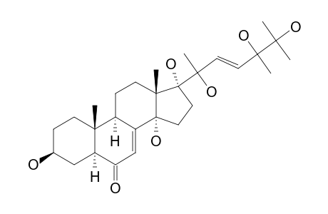 3-BETA,14-ALPHA,17-ALPHA,20,24,25-HEXAHYDROXY-ERGOSTA-6-ONE-7,22-DIENE