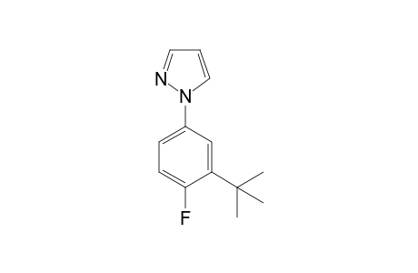 1-[3-(tert-Butyl)-4-fluorophenyl]-1H-pyrazole