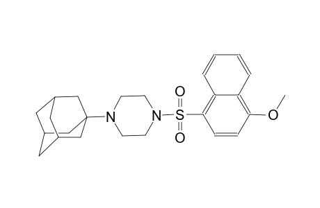 1-(1-Adamantyl)-4-[(4-methoxy-1-naphthyl)sulfonyl]piperazine
