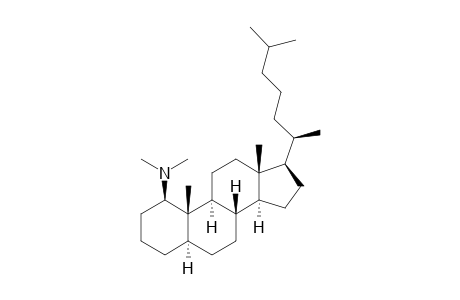 1.beta.-dimethylamino-5.alpha.-cholestane