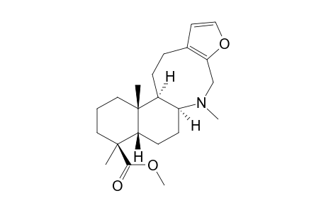 (1R,11S,14S,19S)-15-Methoxycarbonyl-10,15,19-trimethyl-7-oxa-10-aza-tricyclo-[14.4.0.0(4,8).0(1,11)]-nonadeca-4(8),5-diene