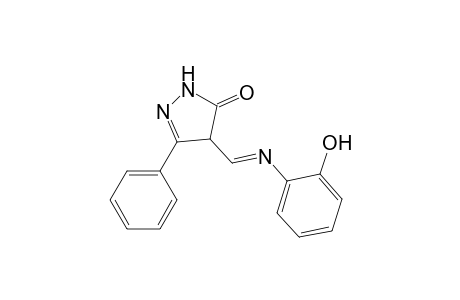 4-{[(2-Hydroxyphenyl)imino]methyl}-5-phenyl-2,4-dihydro-3H-pyrazol-3-one