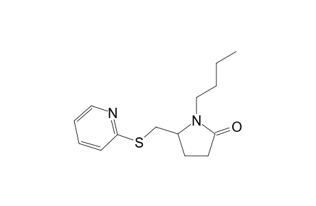 N-Butyl-5-[(2'-pyridylthio)methyl]-2-pyrrolidinone