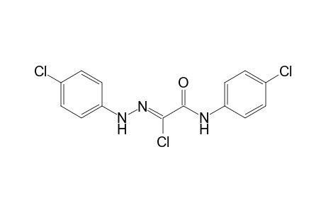 (1Z)-2-(4-chloroanilino)-N-(4-chlorophenyl)-2-oxoethanehydrazonoyl chloride