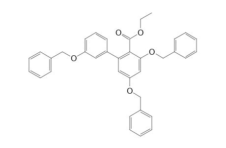 3,3',5-TRIBENZYLOXY-BIPHENYL-2-CARBOXYLIC-ACID-ETHYLESTER