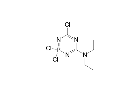 2,2,4-Trichloro-6-diethylamino-1,3,5,2lambda5-triazaphosphorine