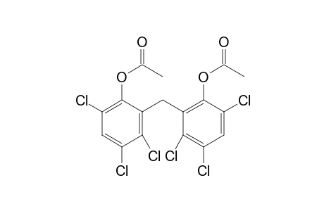 2,2'-methylenebis[3,4,6-trichlorophenol], diacetate