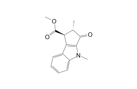 TRANS-METHYL-2,4-DIMETHYL-3-OXOCYCLOPENTA-[B]-INDOLE-1-CARBOXYLATE