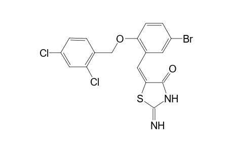 5-{5-bromo-2-[(2,4-dichlorobenzyl)oxy]benzylidene}-2-imino-1,3-thiazolidin-4-one