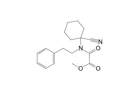 Acetic acid, [(1-cyanocyclohexyl)(2-phenylethyl)amino]oxo-, methyl ester