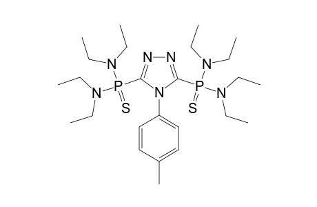 3,5-BIS-(TETRAETHYLDIAMIDOTHIOPHOSPHONO)-4-PHENYL-1,2,4-TRIAZOLE