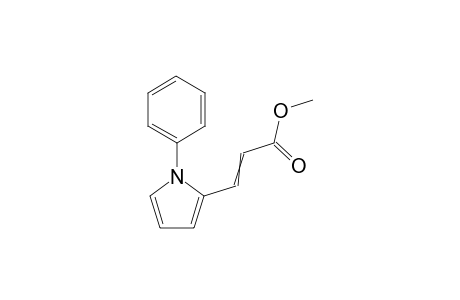 Methyl 3-(1-phenylpyrrol-2-yl)propenoate