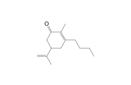 2-Cyclohexen-1-one, 3-butyl-2-methyl-5-(1-methylethenyl)-