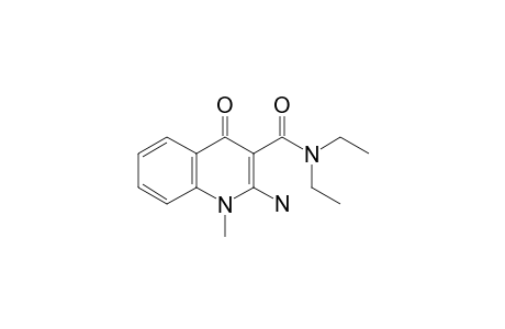 2-amino-N,N-diethyl-4-keto-1-methyl-quinoline-3-carboxamide