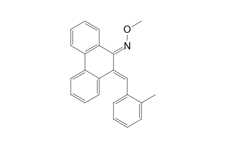 (E)-methoxy-[(10E)-10-(2-methylbenzylidene)-9-phenanthrylidene]amine