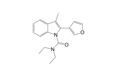 N,N-Diethyl-2-(furan-3-yl)-3-methyl-1H-indole-1-carboxamide