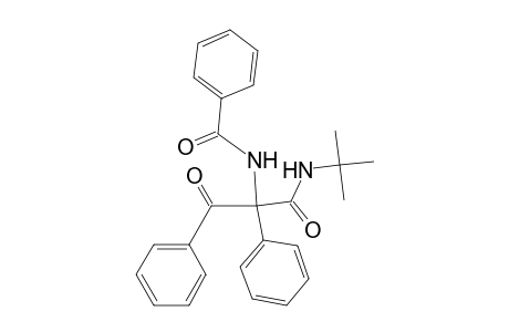 2-Benzoyl-2-(benzoylamino)-N-tert-butyl-2-phenylacetamide
