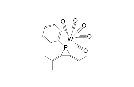 1-Phenyl-2,3-bis(1'-methylethenylidene)-phospha[3]radialene-1-(Pentacarbonyl)tungstene