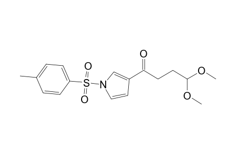 4,4-Dimethoxy-1-[1-(4-methylphenyl)sulfonyl-3-pyrrolyl]-1-butanone