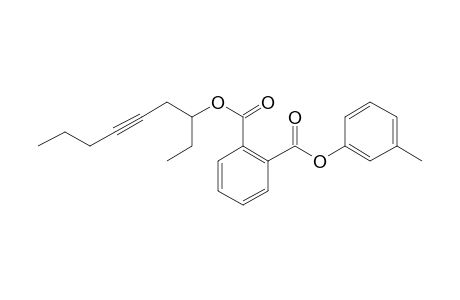 Phthalic acid, 3-methylphenyl non-5-yn-3-yl ester