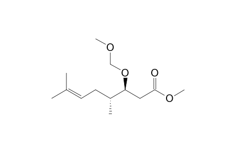 (3S,4R)-3-Methoxymethoxy-4,7-dimethyloct-6-enoic acid methyl ester