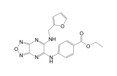 benzoic acid, 4-[[6-[(2-furanylmethyl)amino][1,2,5]oxadiazolo[3,4-b]pyrazin-5-yl]amino]-, ethyl ester