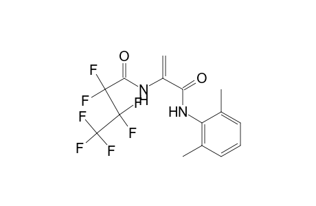 Butanamide, N-[1-[[(2,6-dimethylphenyl)amino]carbonyl]ethenyl]-2,2,3,3,4,4,4-heptafluoro-