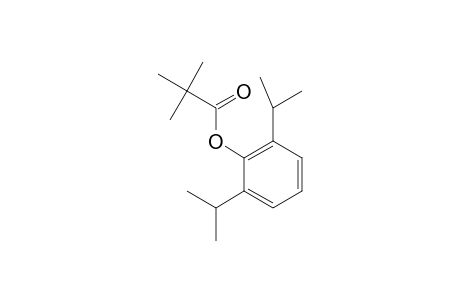 Propanoic acid, 2,2-dimethyl-, 2,6-bis(1-methylethyl)phenyl ester