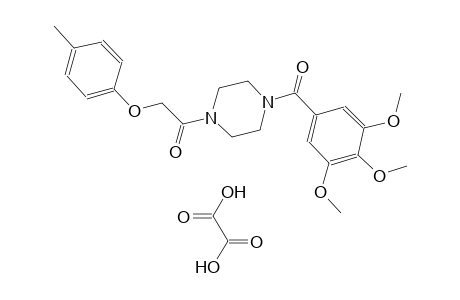 2-(p-tolyloxy)-1-(4-(3,4,5-trimethoxybenzoyl)piperazin-1-yl)ethanone oxalate