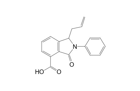 1-Allyl-3-keto-2-phenyl-isoindoline-4-carboxylic acid