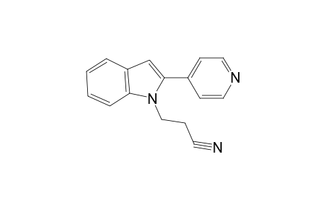 Propanenitrile, 3-[2-(4-pyridyl)-1-indolyl)-