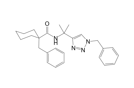 1-Benzyl-N-(2-[1-benzyl-1H-1,2,3-triazol-4-yl]propan-2-yl)cyclohexanecarboxamide