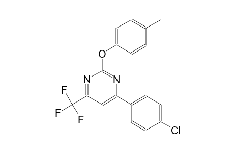4-(4-chlorophenyl)-2-(4-methylphenoxy)-6-(trifluoromethyl)pyrimidine