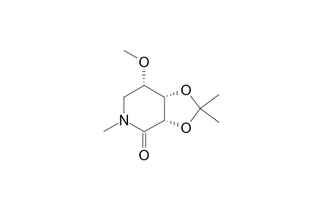 N-Methyl-5-amino-5-deoxy-2,3-O-isopropylidene-4-O-methyl-D-ribono-1,5-lactam