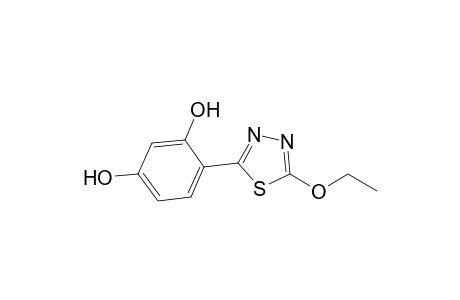 2-(2',4'-Dihydroxyphenyl)-5-ethoxy-1,3,4-thiadiazole
