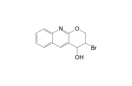 3-Bromo-3,4-dihydro-4-hydroxy-2H-pyrano[2,3-b]quinoline