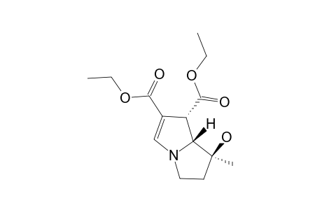 DIETHYL-(1R*,7R*,7AS*)-7-HYDROXY-7-METHYL-5,6,7,7A-TETRAHYDRO-1H-PYRROLIZIN-1,2-DICARBOXYLATE