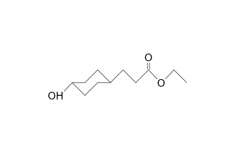 trans-4-Hydroxy-cyclohexanepropionic acid, ethyl ester