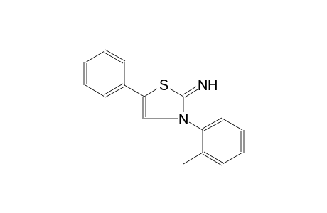 3-(2-methylphenyl)-5-phenyl-1,3-thiazol-2(3H)-imine