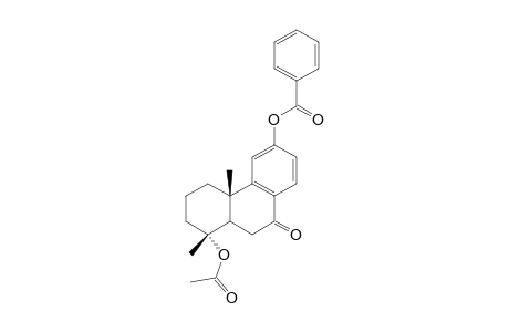 12-Benzoyloxy-7-oxo-18-norpodocarpa-8,11,13-trien-4.alpha.-yl Acetate