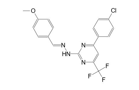 4-methoxybenzaldehyde [4-(4-chlorophenyl)-6-(trifluoromethyl)-2-pyrimidinyl]hydrazone
