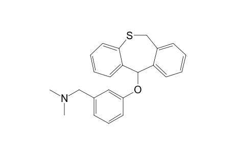 1-[3-(6,11-dihydrobenzo[c][1]benzothiepin-11-yloxy)phenyl]-N,N-dimethyl-methanamine