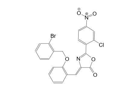 (4Z)-4-{2-[(2-bromobenzyl)oxy]benzylidene}-2-(2-chloro-4-nitrophenyl)-1,3-oxazol-5(4H)-one